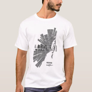 Miami Map T-Shirt