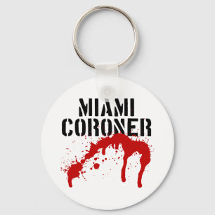 Miami Metro PD Coroner Key Ring