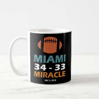 Miami Miracle Funny Miami Football Dolphins Long S Coffee Mug