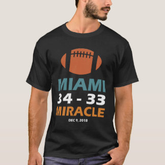 Miami Miracle Funny Miami Football Dolphins Long S T-Shirt