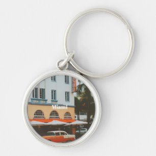 Miami Ocean Drive  Travel Souvenir Key Ring