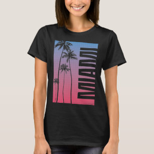 Miami Palm Trees Tshirt, Summer  T-Shirt