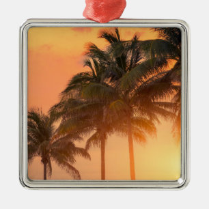 Miami Palms Metal Ornament