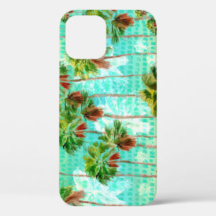 Miami Palms: Watercolor Tropical Seamless iPhone 12 Case