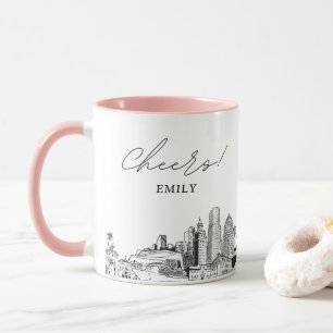 Miami Personalised Wedding Coffee Mug