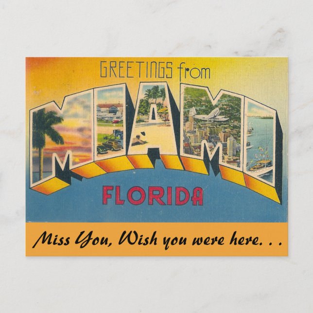Miami Postcard (Front)