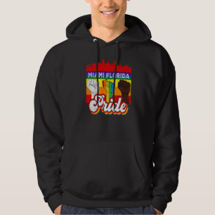 Miami Pride Rainbow Gay Pride Flag Lgbt Hoodie