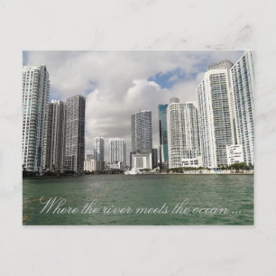 Miami River Postcard