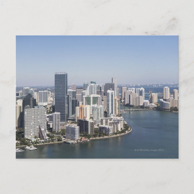 Miami Skyline 3 Postcard (Front)