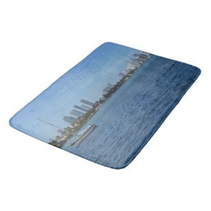 Miami Skyline Bath Mat