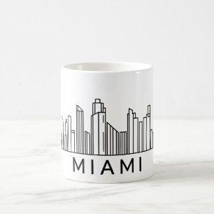 Miami Skyline – Cityscape Design Coffee Mug