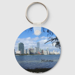 Miami Skyline Key Ring
