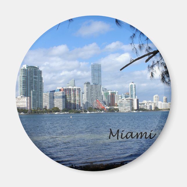 Miami Skyline Magnet (Front)