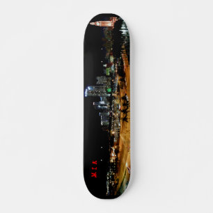 ~Miami Skyline~ MIA SKATE DECK, CUSTOMIZE IT! Skateboard