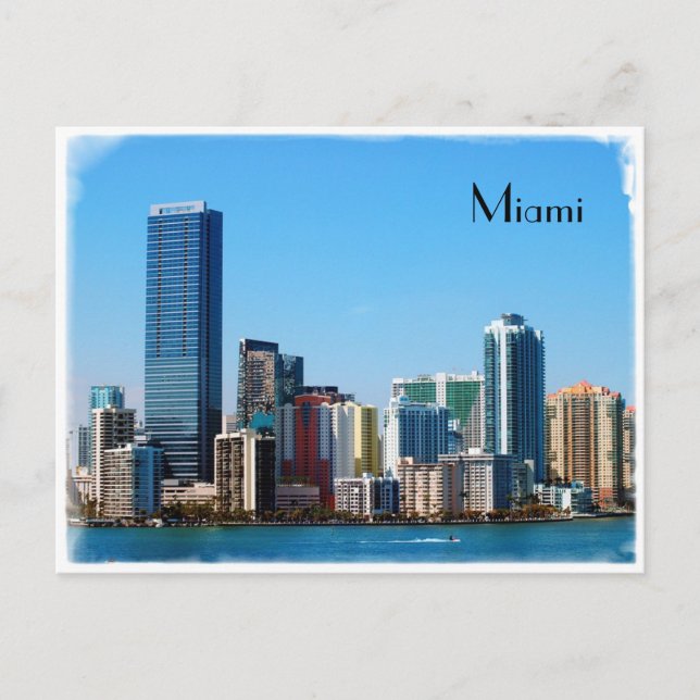 Miami skyline - Post card (Front)