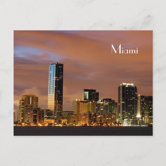Miami skyline - Post card (Front)