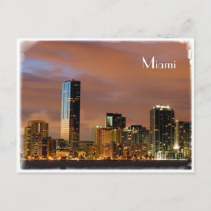 Miami skyline - Post card