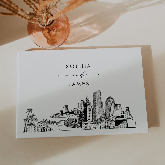 Miami Skyline Wedding Guest Book (Creator Uploaded)