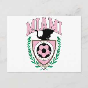 Miami Soccer Varsity Style Postcard
