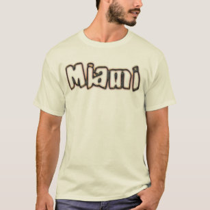 Miami Style - Large Miami text on t-shirt