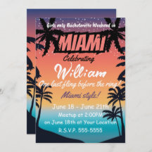 Miami Summer Girls Weekend Bachelorette Party