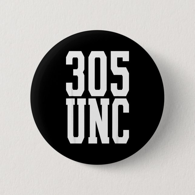 Miami unc 305 area code proud mia uncle  6 cm round badge (Front)
