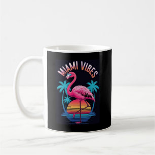 Miami Vibes Summer Flamingo Design-63454 Coffee Mug