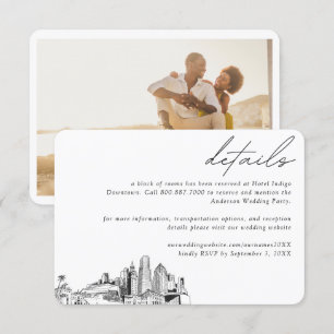 Miami Wedding Hotel Room Block Details Enclosure Card