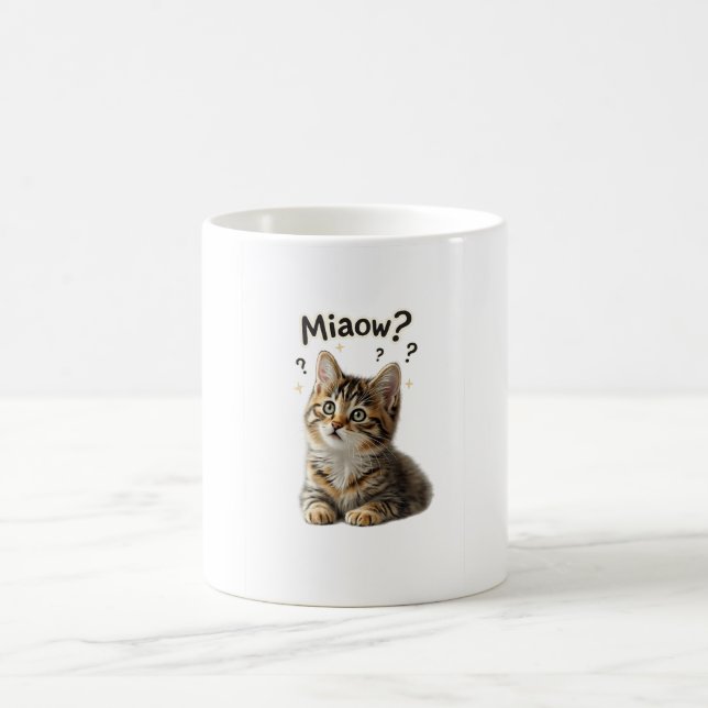 Miaow? | Funny Cat Mug for Cat Lovers (Center)