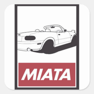 Miata Portrait Stickers