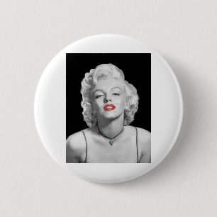 MIC01BWRD-V3 Look of Love Emerald Heart.tif 6 Cm Round Badge