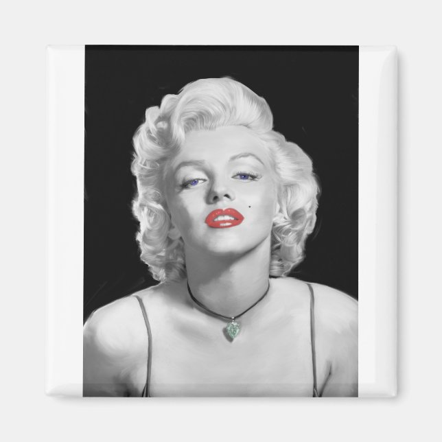 MIC01BWRD-V3 Look of Love Emerald Heart.tif Magnet (Front)