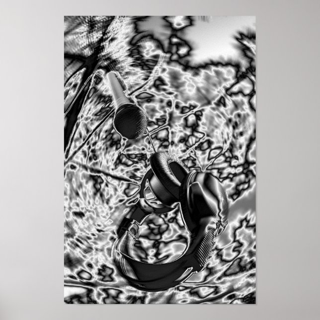 Mic And Headset Poster (Front)