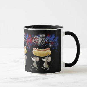 Mic And Mac's 4th Of July Night Picnic Mug