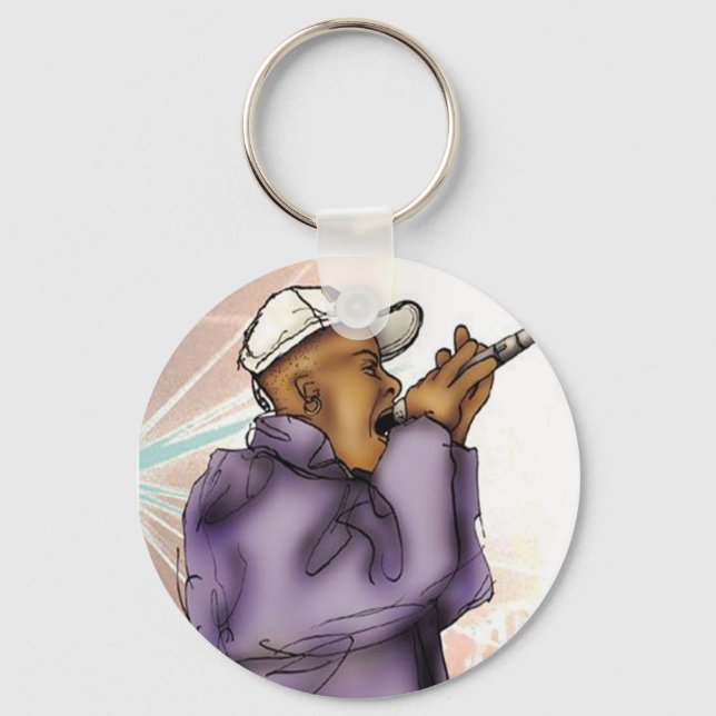 Mic Check Keychain (Front)