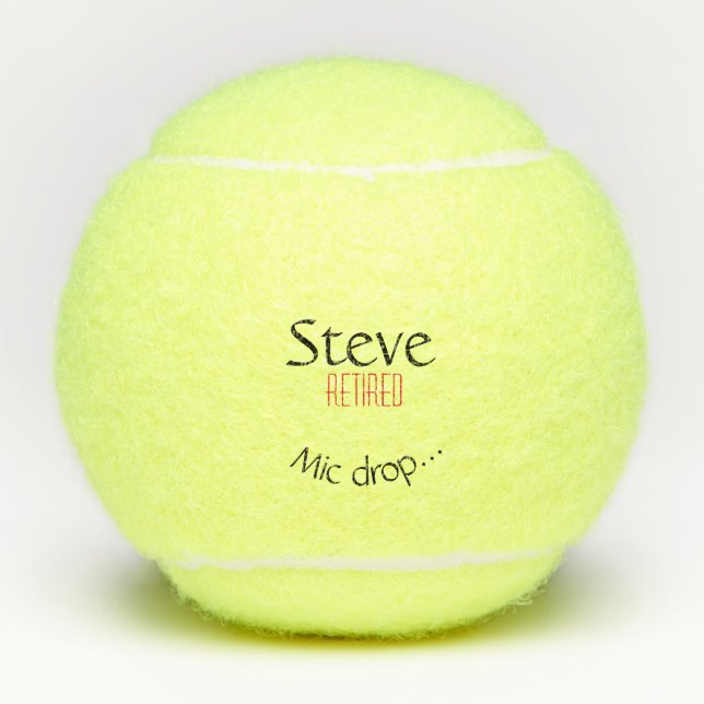 Mic Crop Retirement Tennis Balls (Front)
