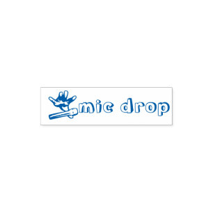 Mic Drop Teacher Stamp
