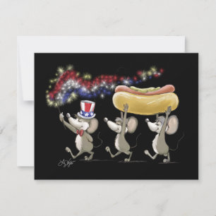 Mic Mac And Moe's 4th Of July Night Invitations