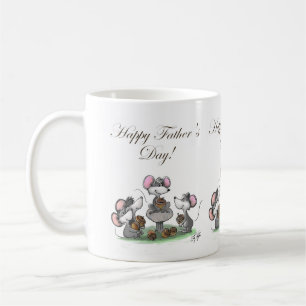 Mic, Mac and Moe's Happy Father's Day Coffee Mug