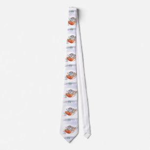 Mic, Mac And Moe's Winter Holiday Tie