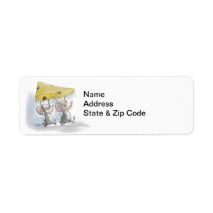 Mic & Mac Bringing In The Cheese Address Labels