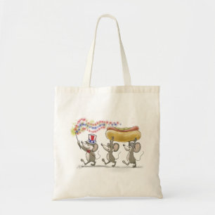 Mic, Mac & Moe's Happy 4th of July Tote Bag