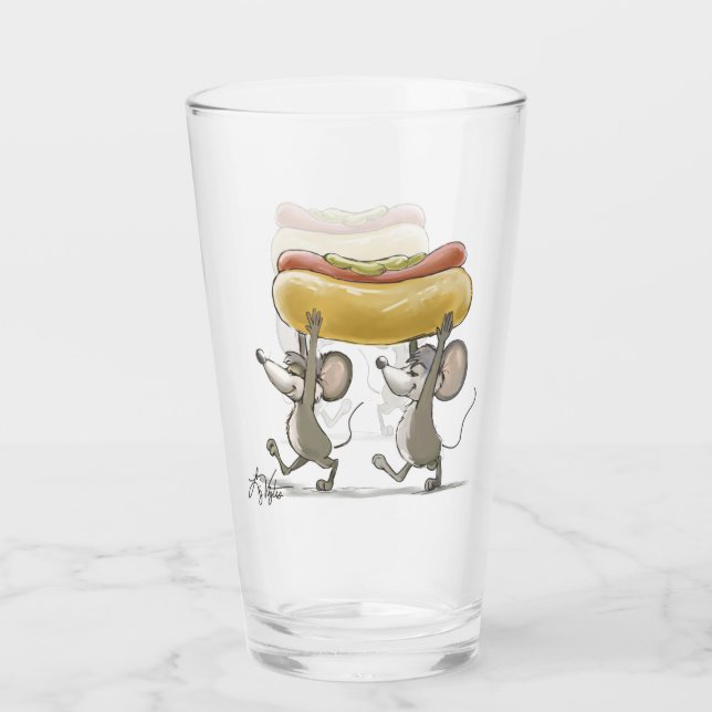 Mic & Mac's Picnic/BBQ Glass (Front)