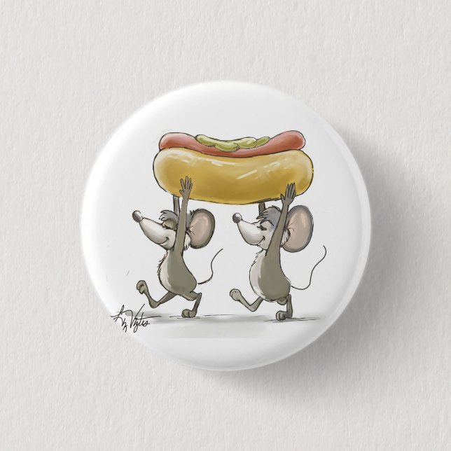 Mic & Mac's Picnic Button (Front)
