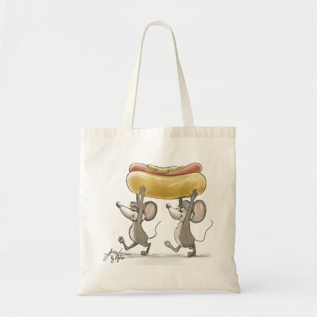Mic & Mac's Picnic Tote Bag (Front)