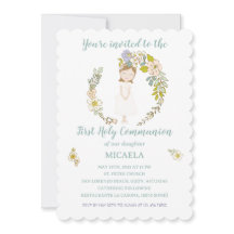 MICAELA Communion Invitation
