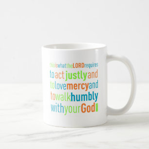 Micah 6:8 coffee mug