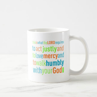 Micah 6:8 coffee mug