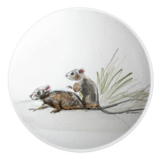 Mice Ceramic Knob