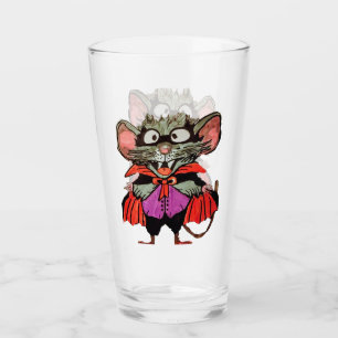MICE GO BATTY FOR HALLOWEEN GLASS